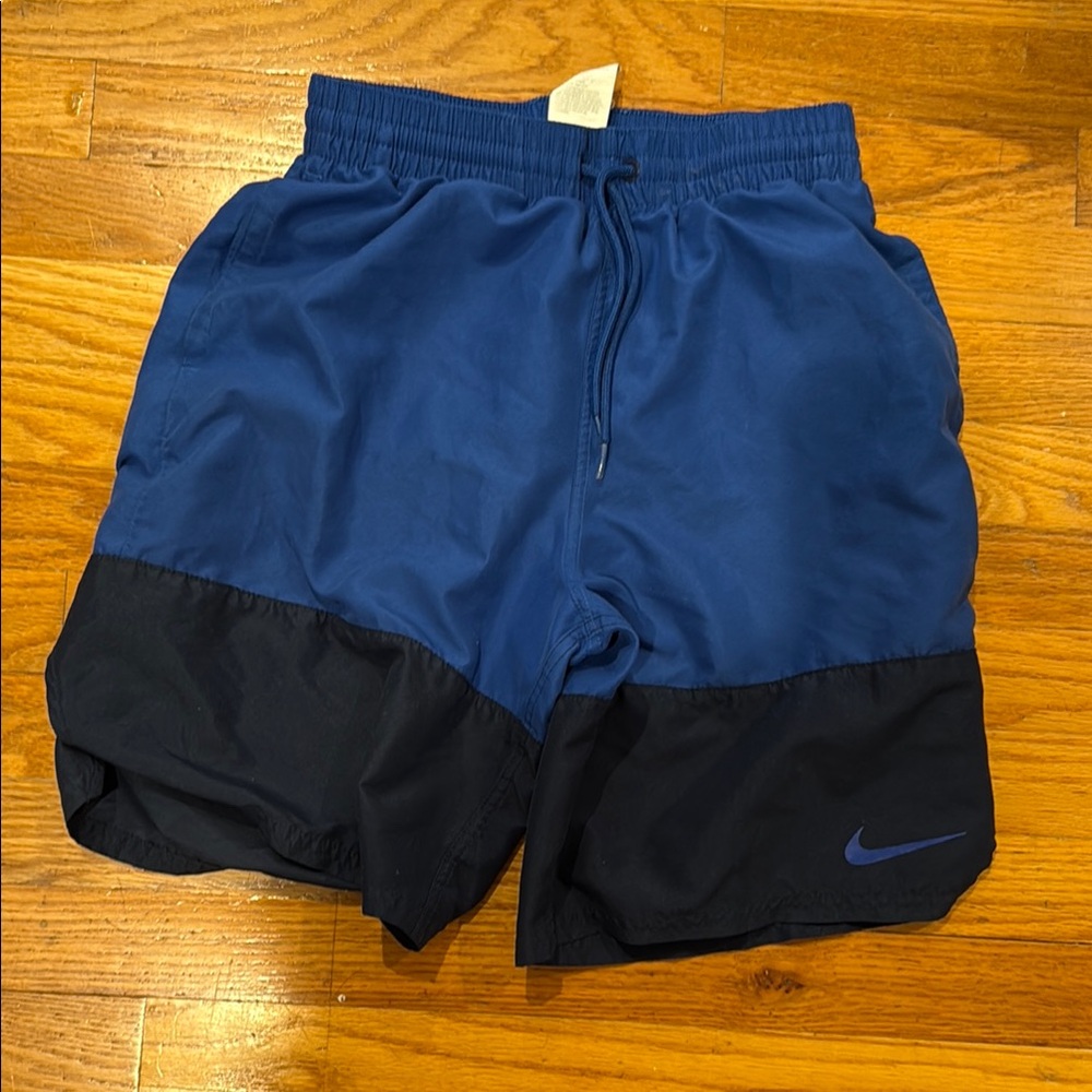 Nike Men's Swim Shorts in Blue and Black